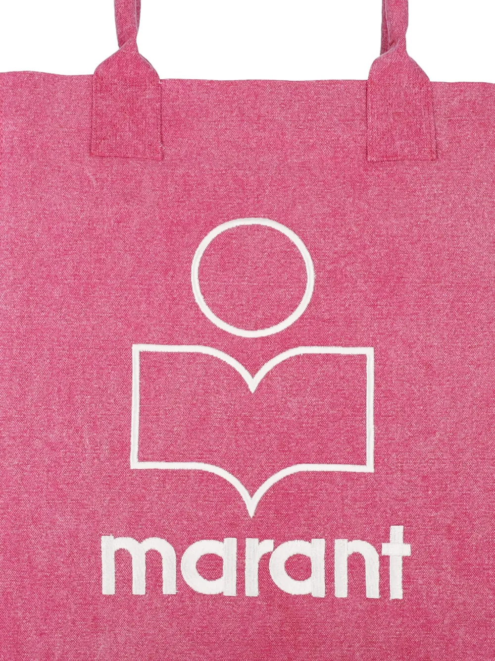 ISABEL MARANT Yenky logo-embroidered tote bag Roze