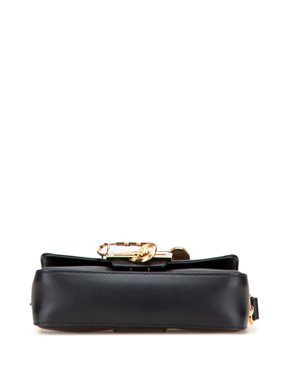 Fendi Pre-Owned 2010-2025 Versace Vitello Seta Fendace Mini Brooch Fendi Pre-Owned 2010-2025 Versace Vitello Seta Fendace Mini Brooch