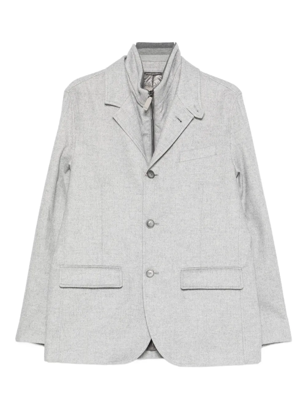 Herno Three-button Blazer In Gray