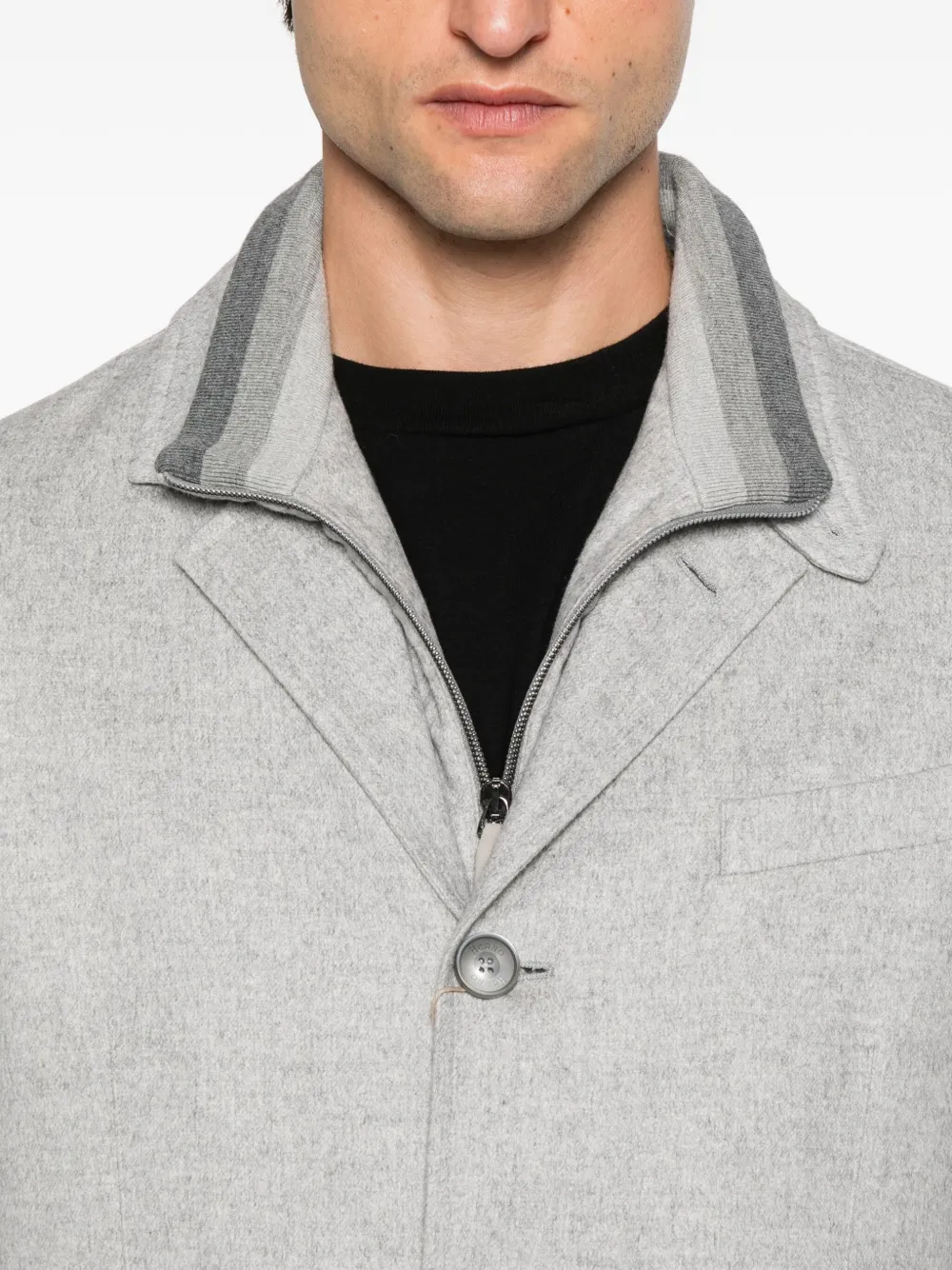 Herno three-button blazer Grijs