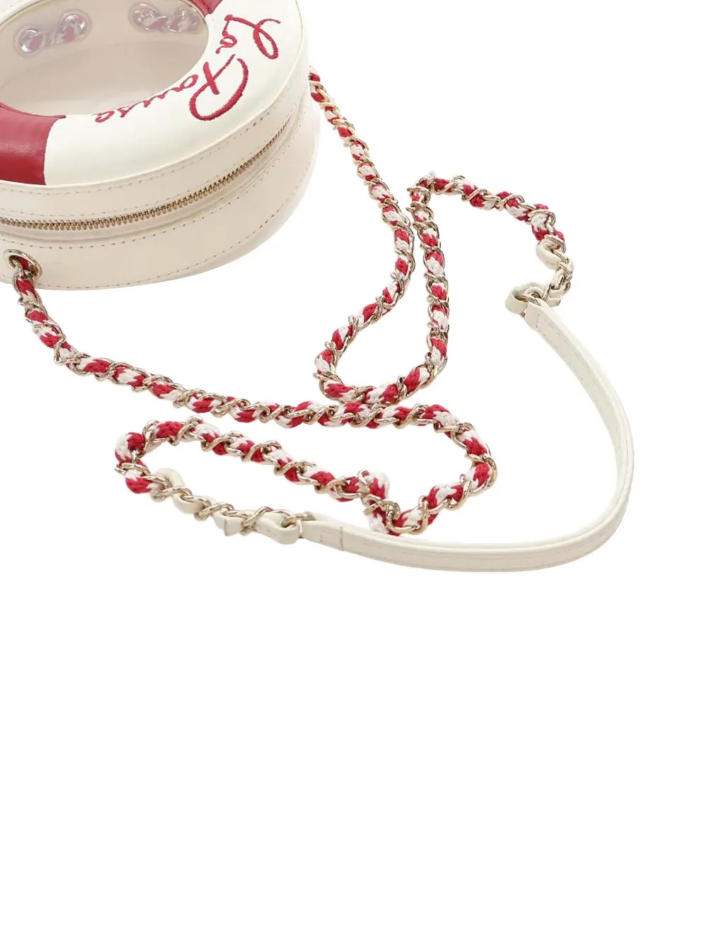CHANEL Pre-Owned 2018-2019 Lambskin Coco Lifesaver Round crossbody bag | Pre-Owned | Image 2