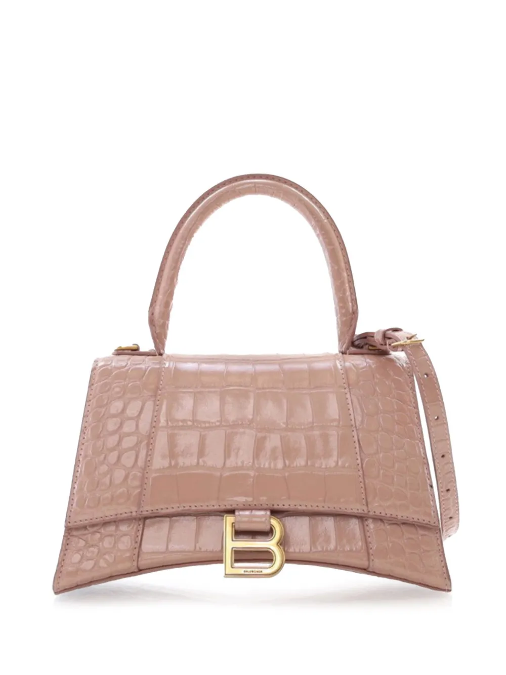 Balenciaga Pre-Owned 2007-2020 Small Croc Embossed Hourglass Top Balenciaga Pre-Owned 2007-2020 Small Croc Embossed Hourglass Top