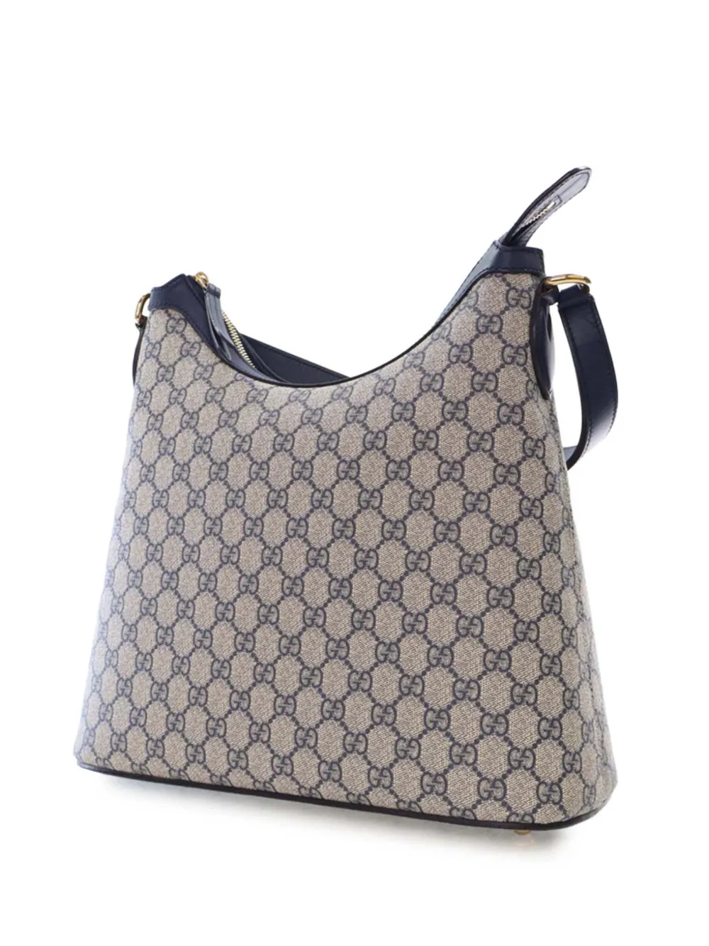 Pre-owned Gucci 2000-2015 Gg Supreme Linea A Satchel In Brown
