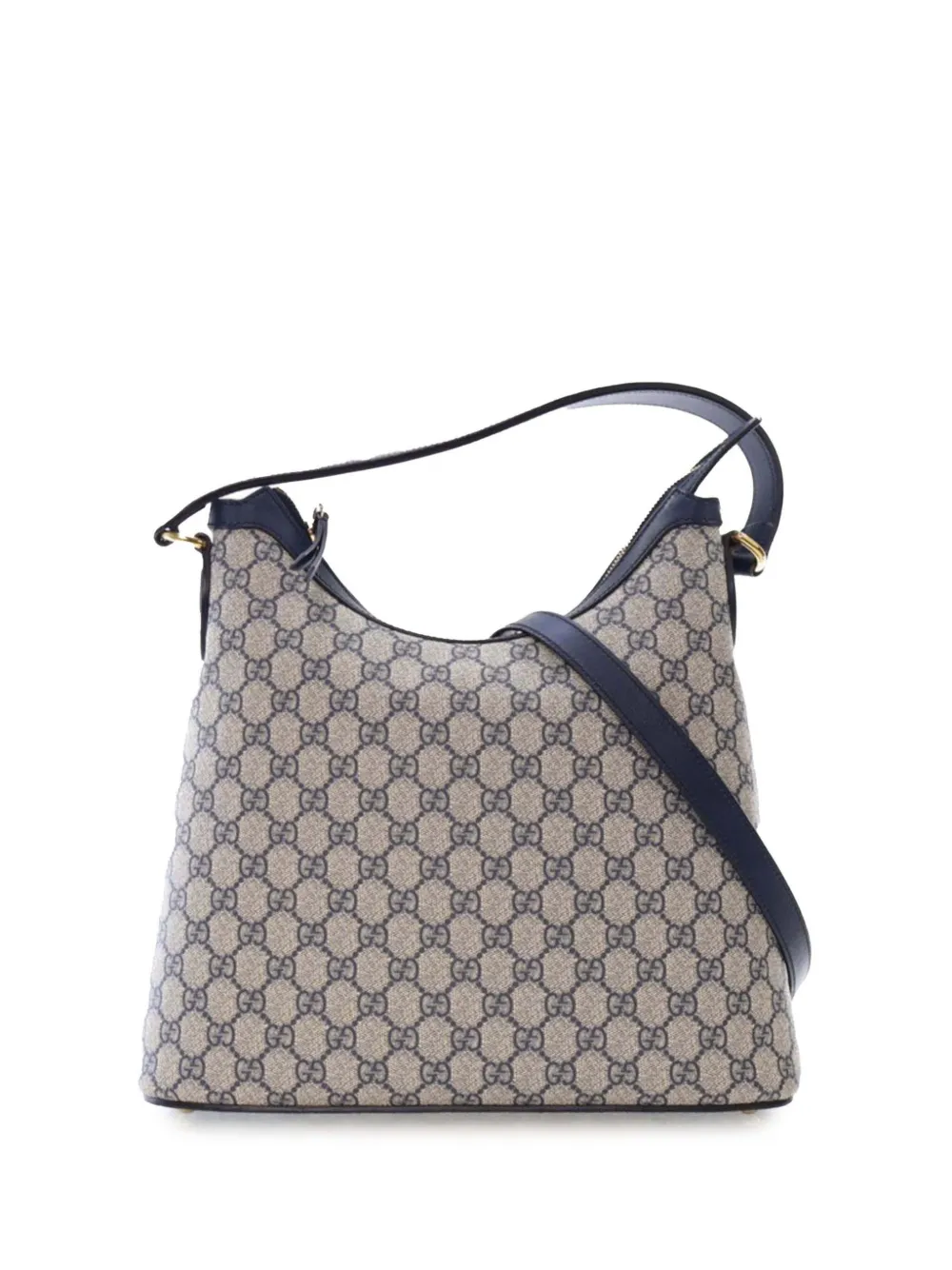 Pre-owned Gucci 2000-2015 Gg Supreme Linea A Satchel In Brown