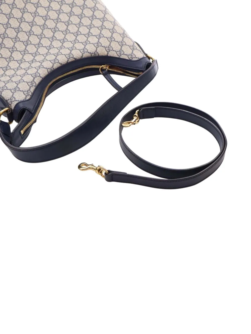 Pre-owned Gucci 2000-2015 Gg Supreme Linea A Satchel In Brown
