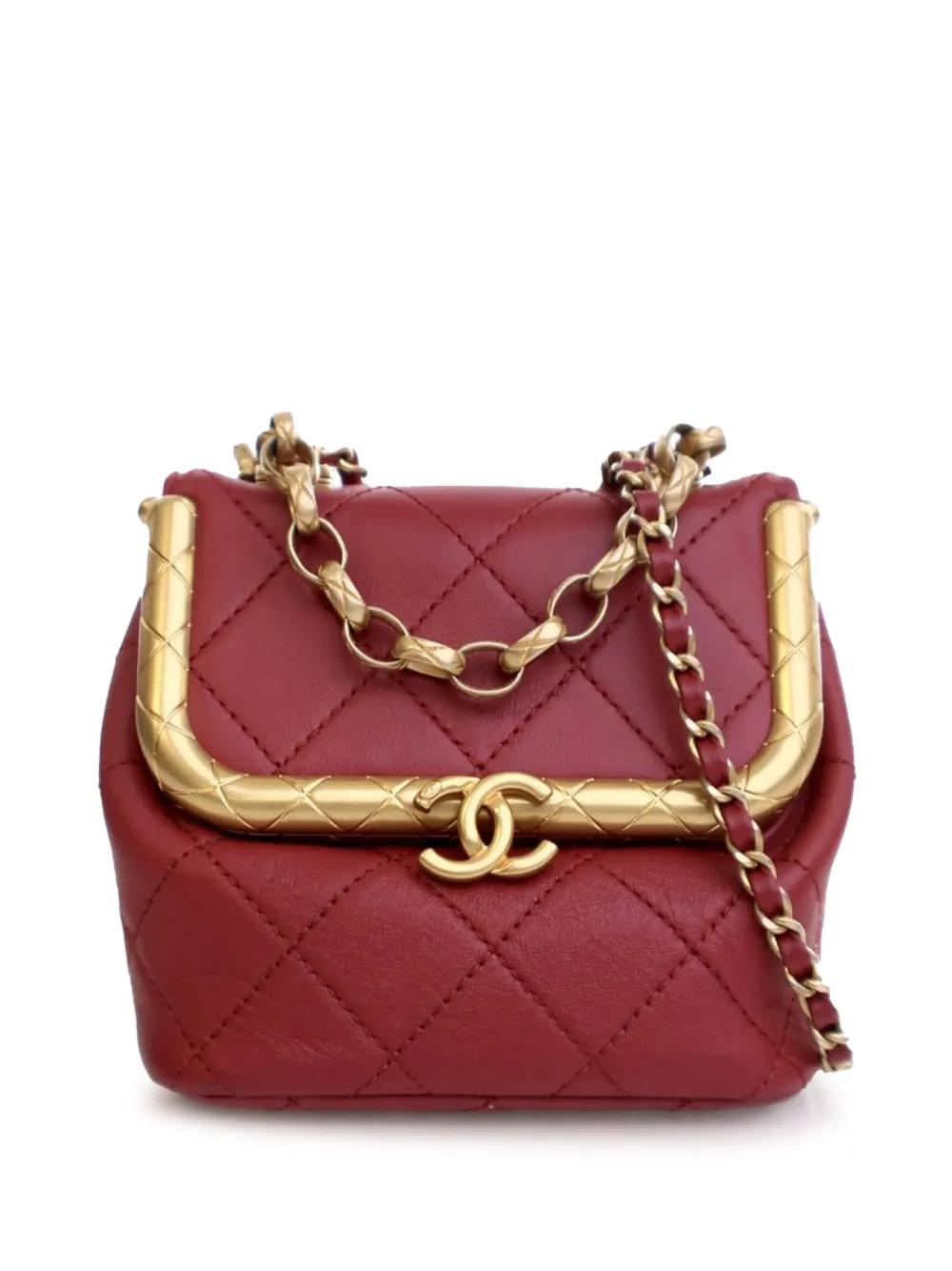 CHANEL Pre-Owned 2020 Micro Quilted Lambskin My Crush Bag satchel - CHANEL Pre-Owned 2020 Micro Quilted Lambskin My Crush Bag satchel -