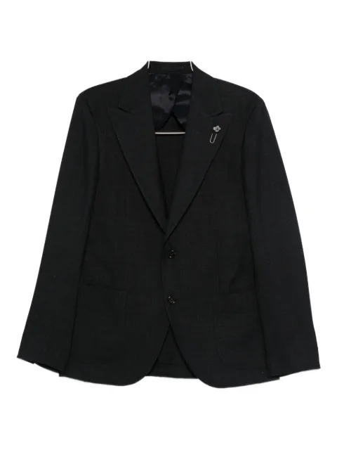 Lardini checked button jacket