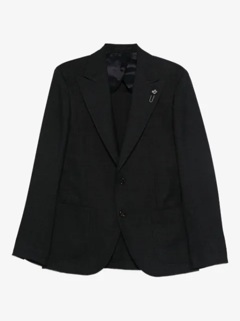 Lardini checked button jacket
