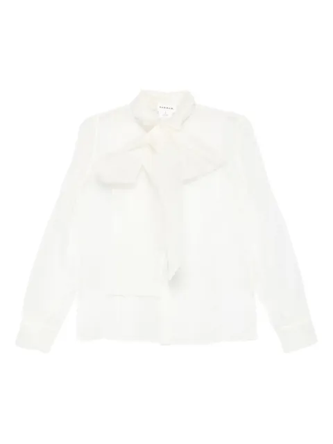 P.A.R.O.S.H. bow-tie long-sleeve blouse