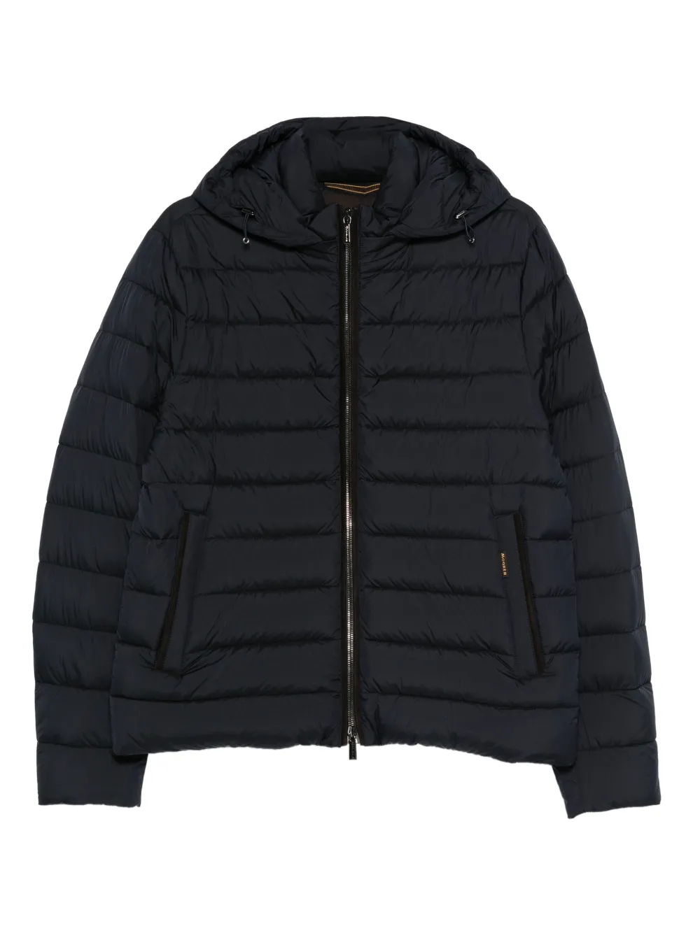 Moorer hooded quilted jacket | Blue | Image 1