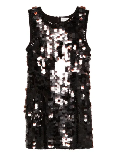 P.A.R.O.S.H. robe sans manches brodée de sequins
