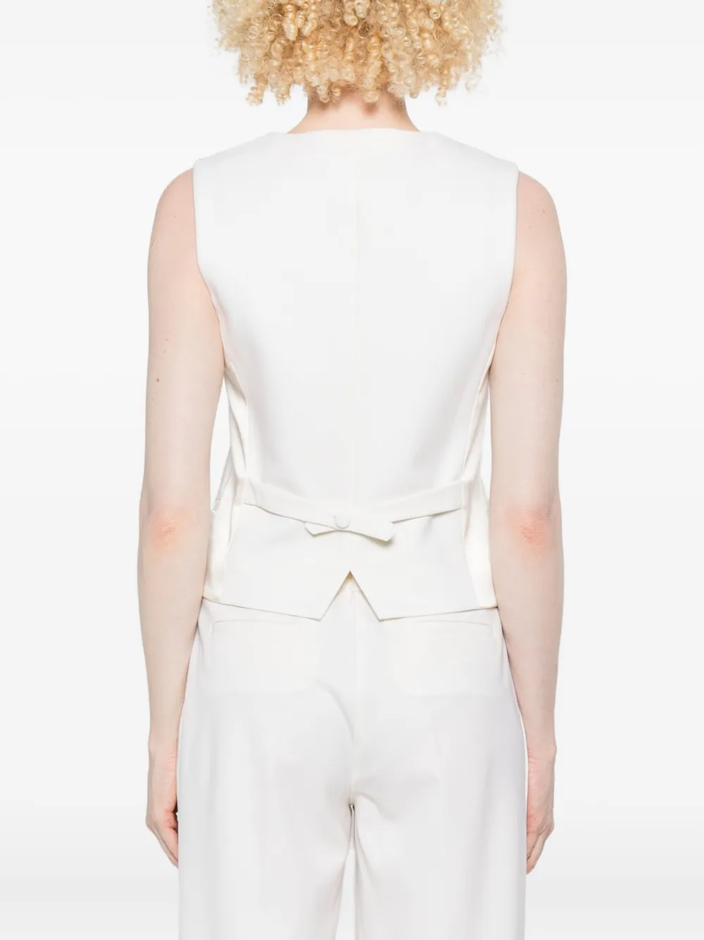 P.a.r.o.s.h Button-fastening Waistcoat In White