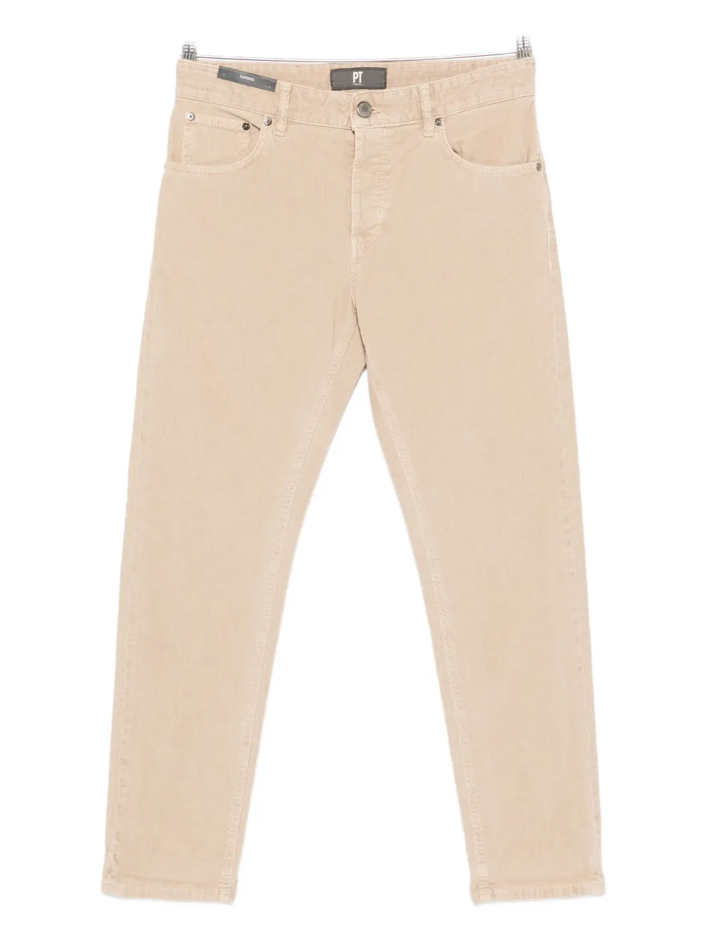 PT Torino five-pocket corduroy trousers Beige