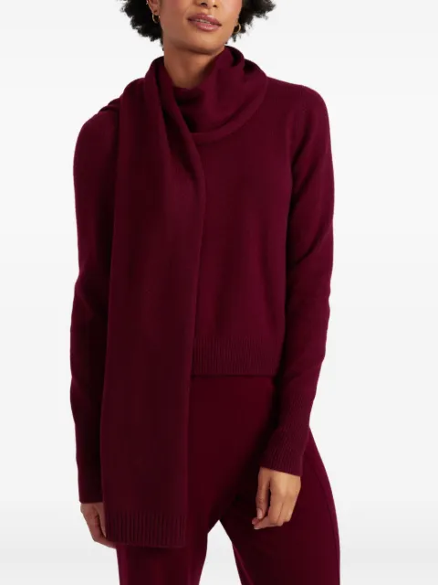 Chinti & Parker ribbed-edges scarf