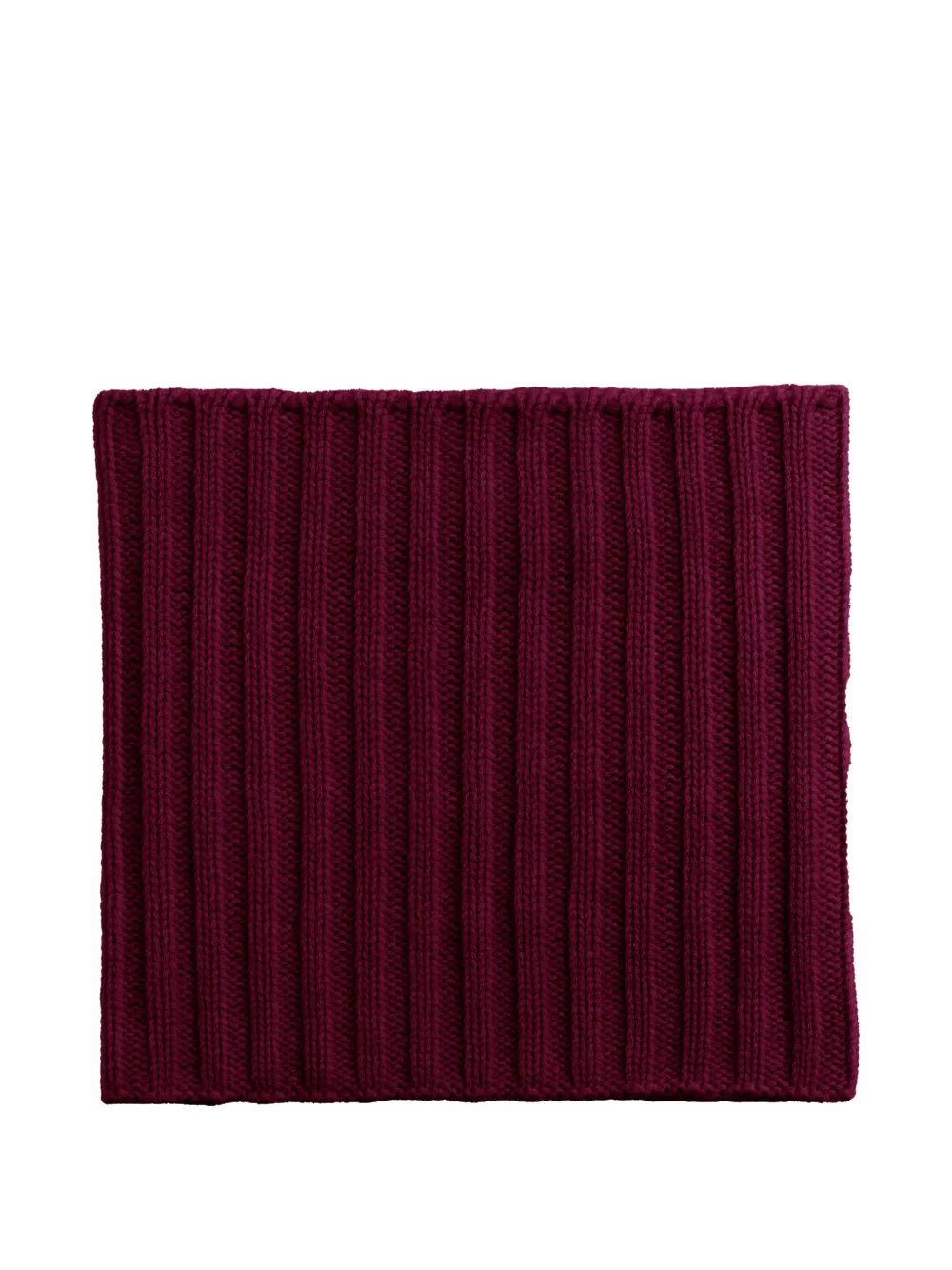 Chinti & Parker Ribbed-knit Scarf In Burgundy