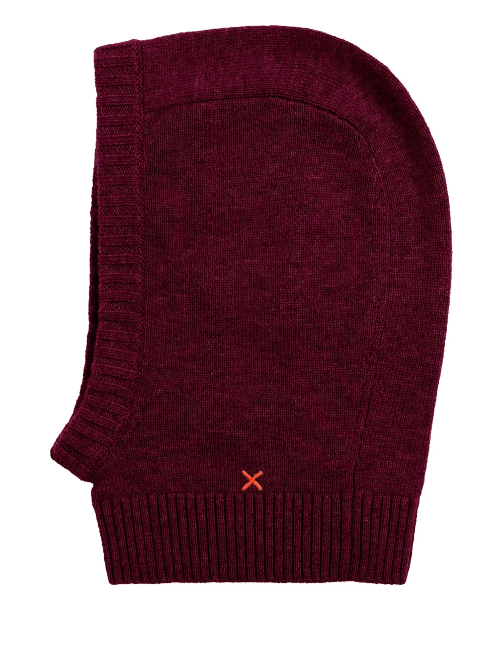 Chinti & Parker ribbed-trim balaclava | Red | Image 1