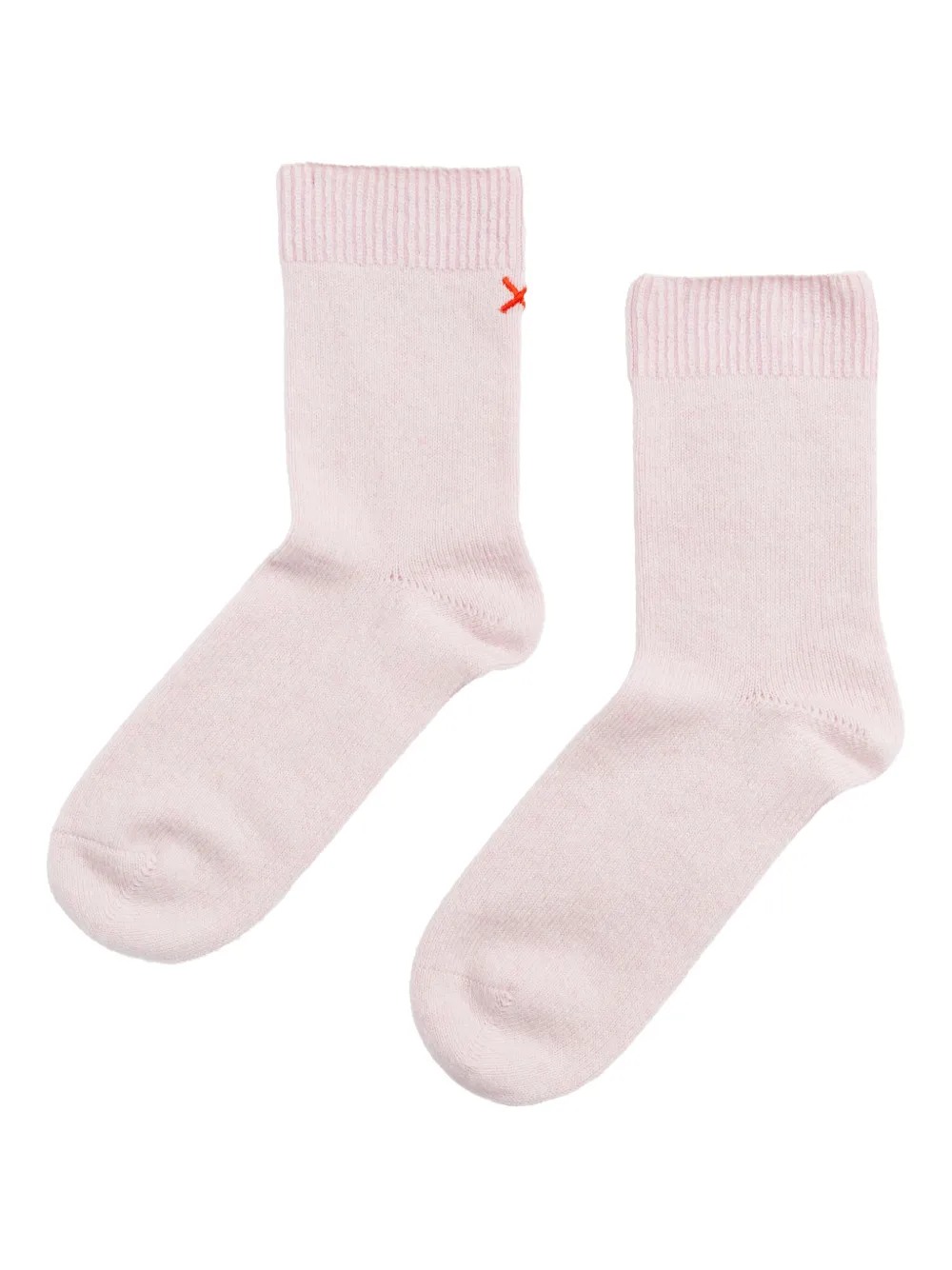 Chinti & Parker Ribbed-trim Socks In Neutral