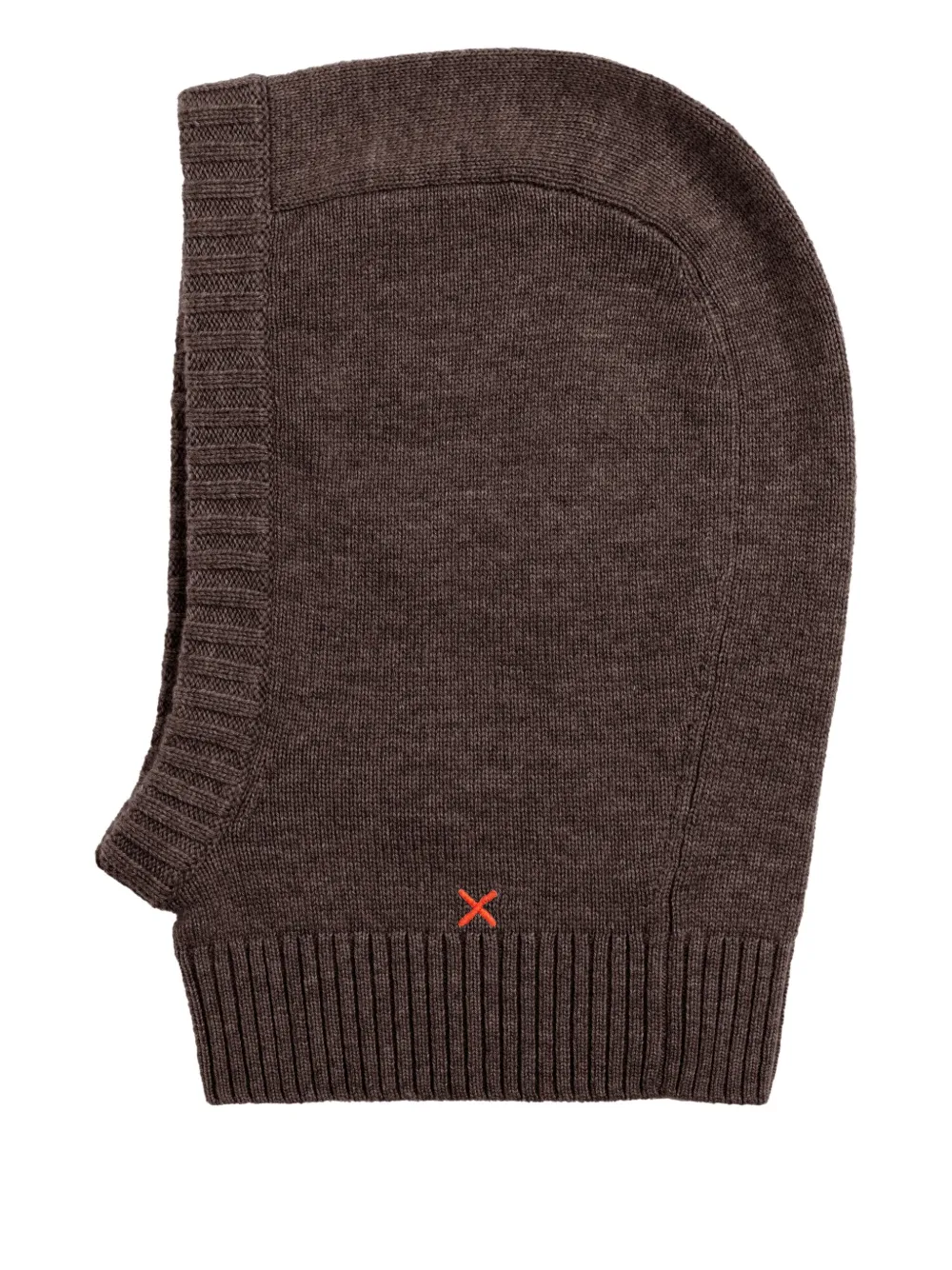 Chinti & Parker Ribbed-trim Balaclava In Brown