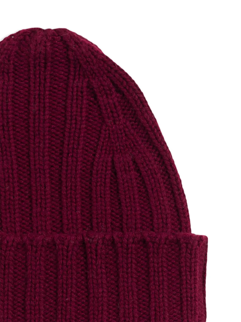 Chinti & Parker Ribbed Beanie In Red