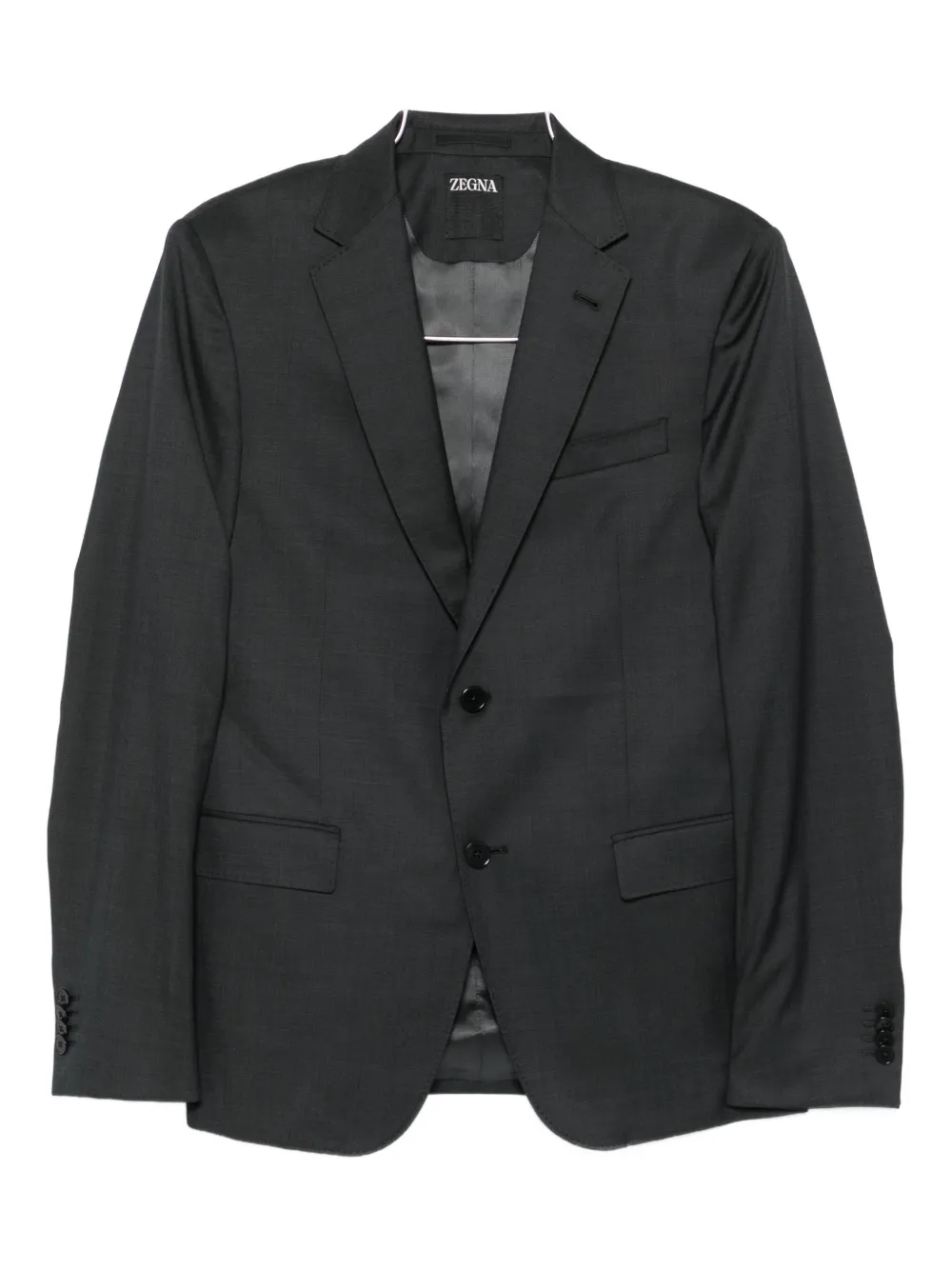 Zegna Three-button Suit In Black