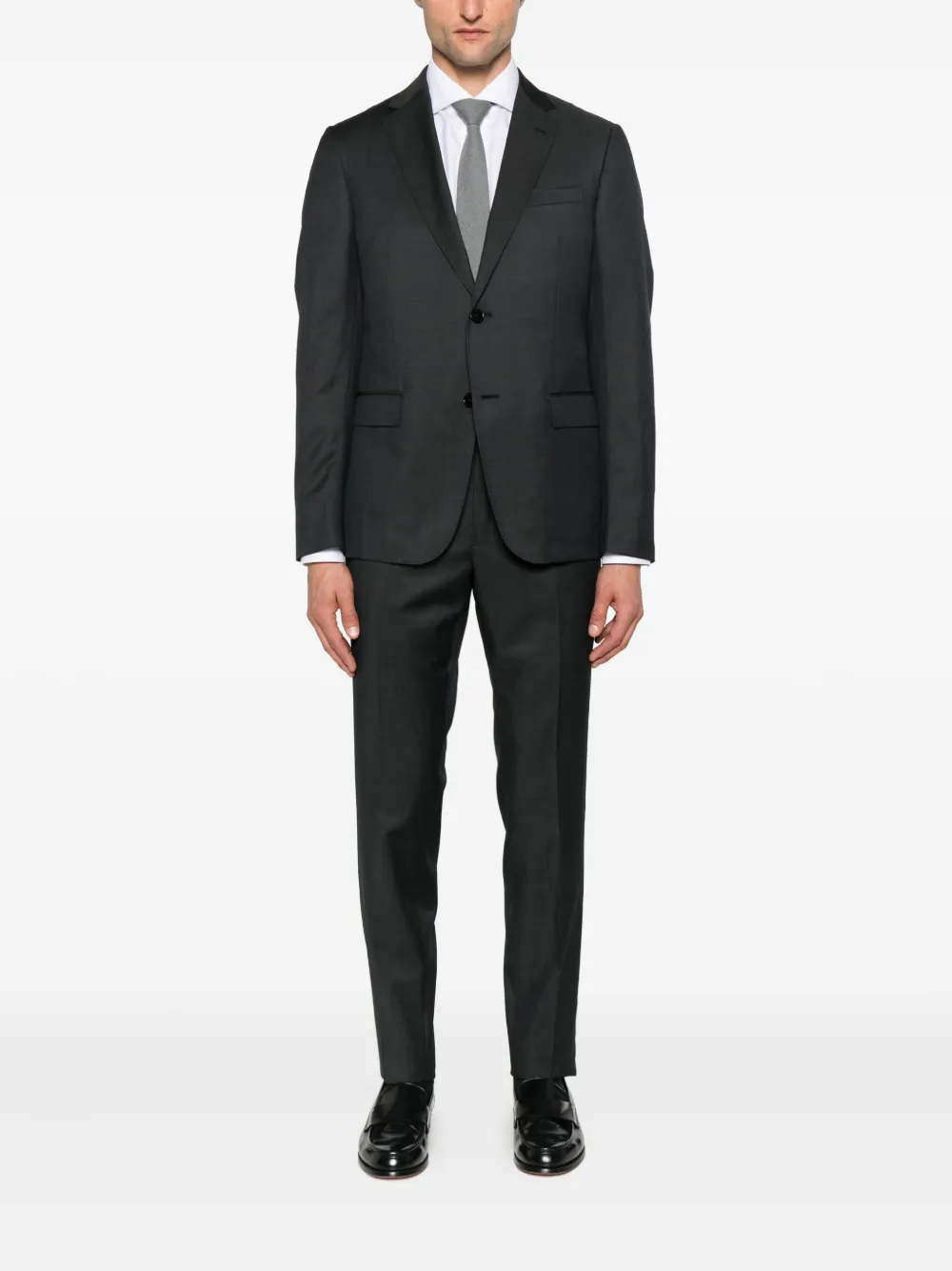 Zegna Pak met drie knopen Grijs