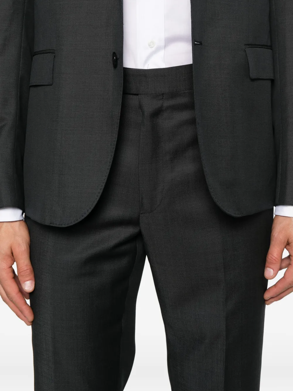 Zegna Pak met drie knopen Grijs