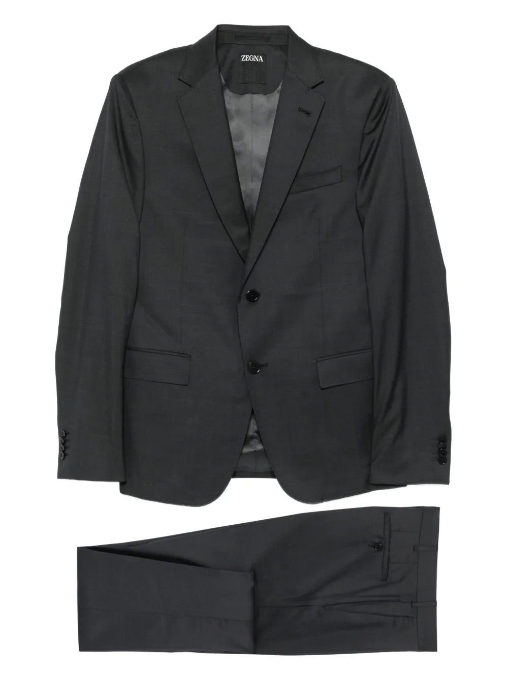 Zegna Pak met drie knopen Grijs