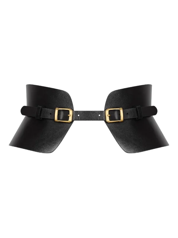 新品　Maison Close コルセット　ハーネスガーター付き♡ Maison Close レザー コルセットベルト | ブラック | FARFETCH JP