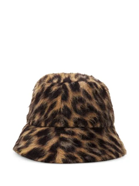 Lanvin leopard-print bucket hat