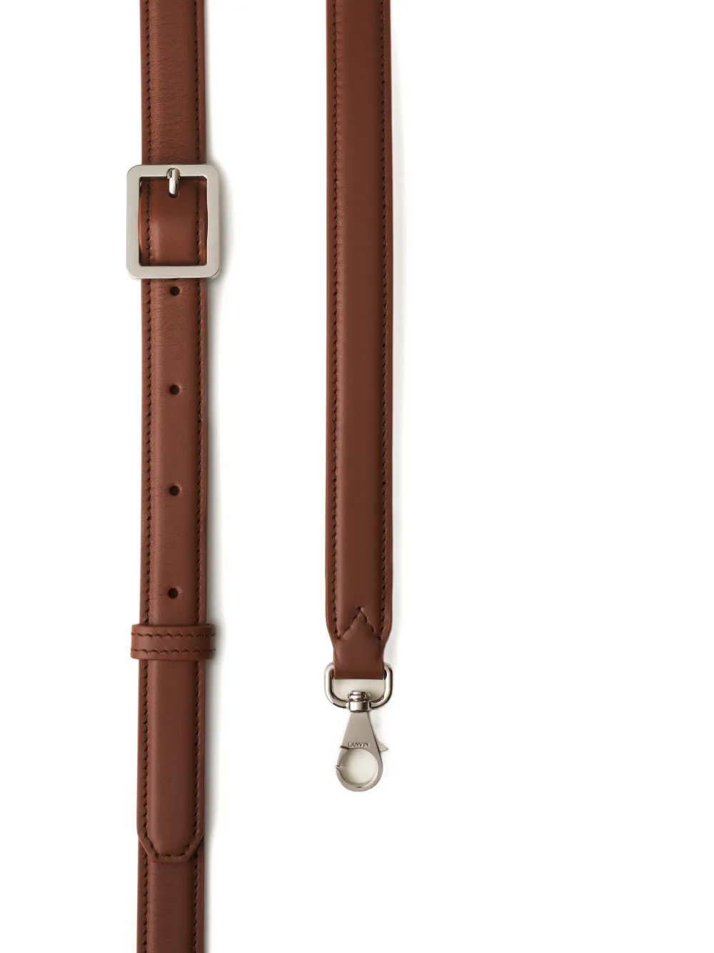 Lanvin Leren clutch Bruin