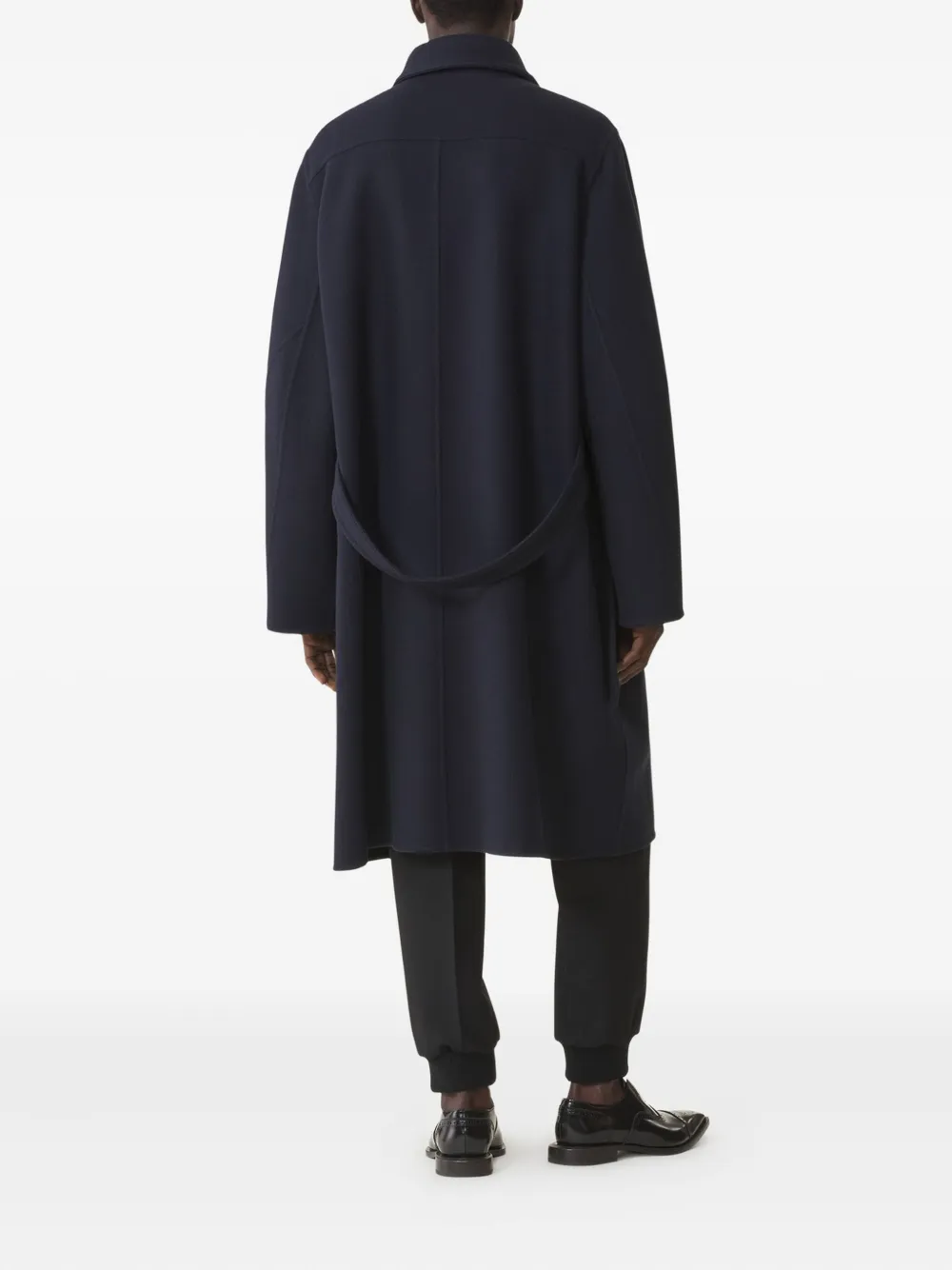 Lanvin Jas met ceintuur Blauw