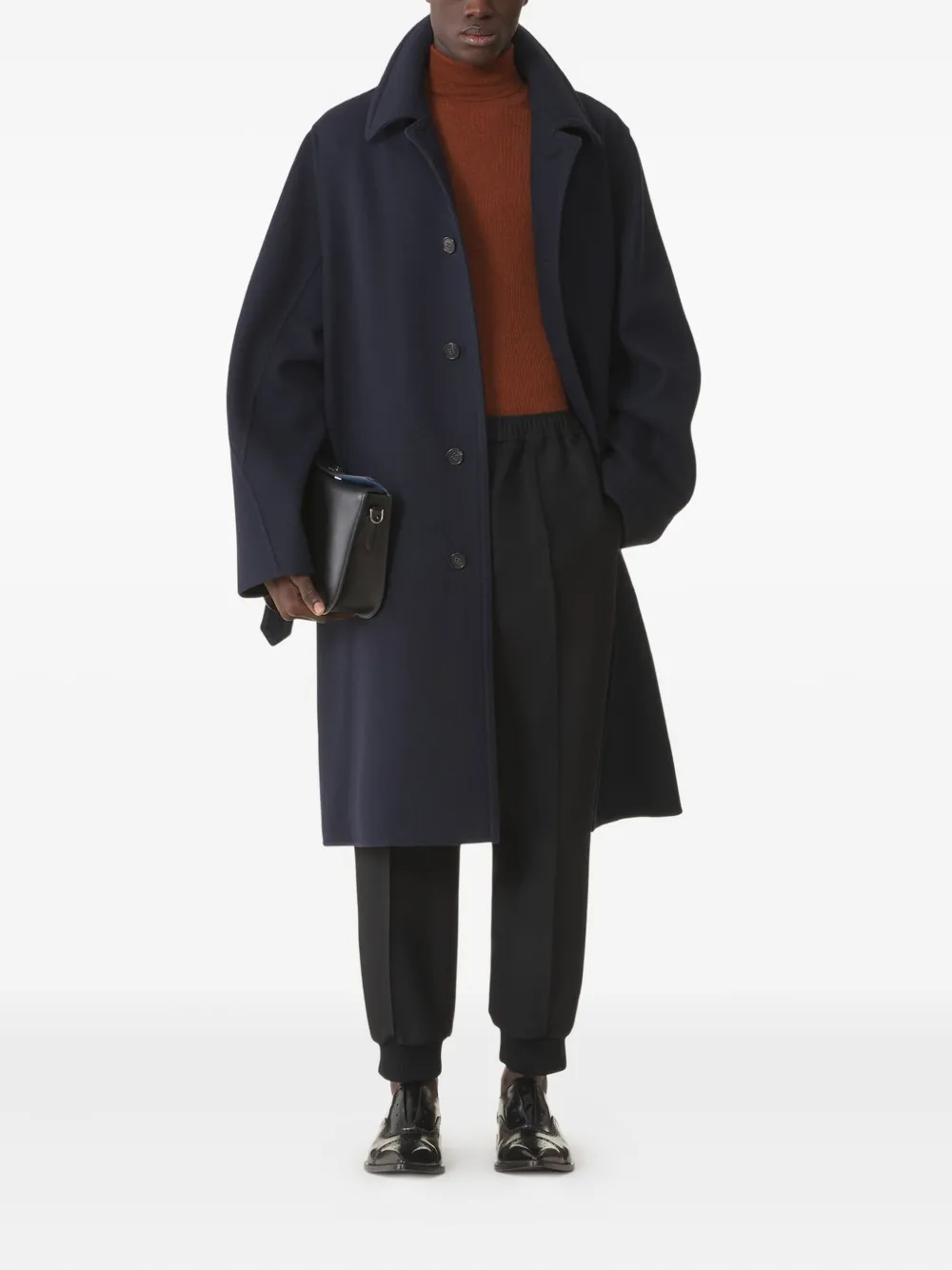 Lanvin abrigo con cinturón | Abrigos con botonadura simple | Image 2