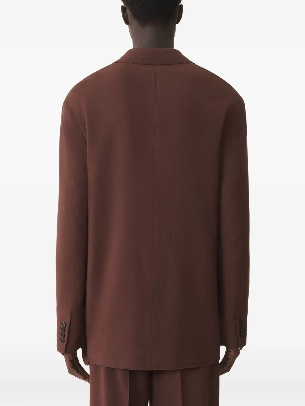 Lanvin Wool Blazer In Brown