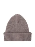 Lanvin ribbed wool beanie - Grey