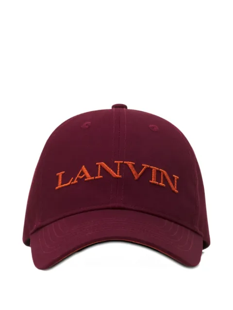 Lanvin loog-embroidered cap
