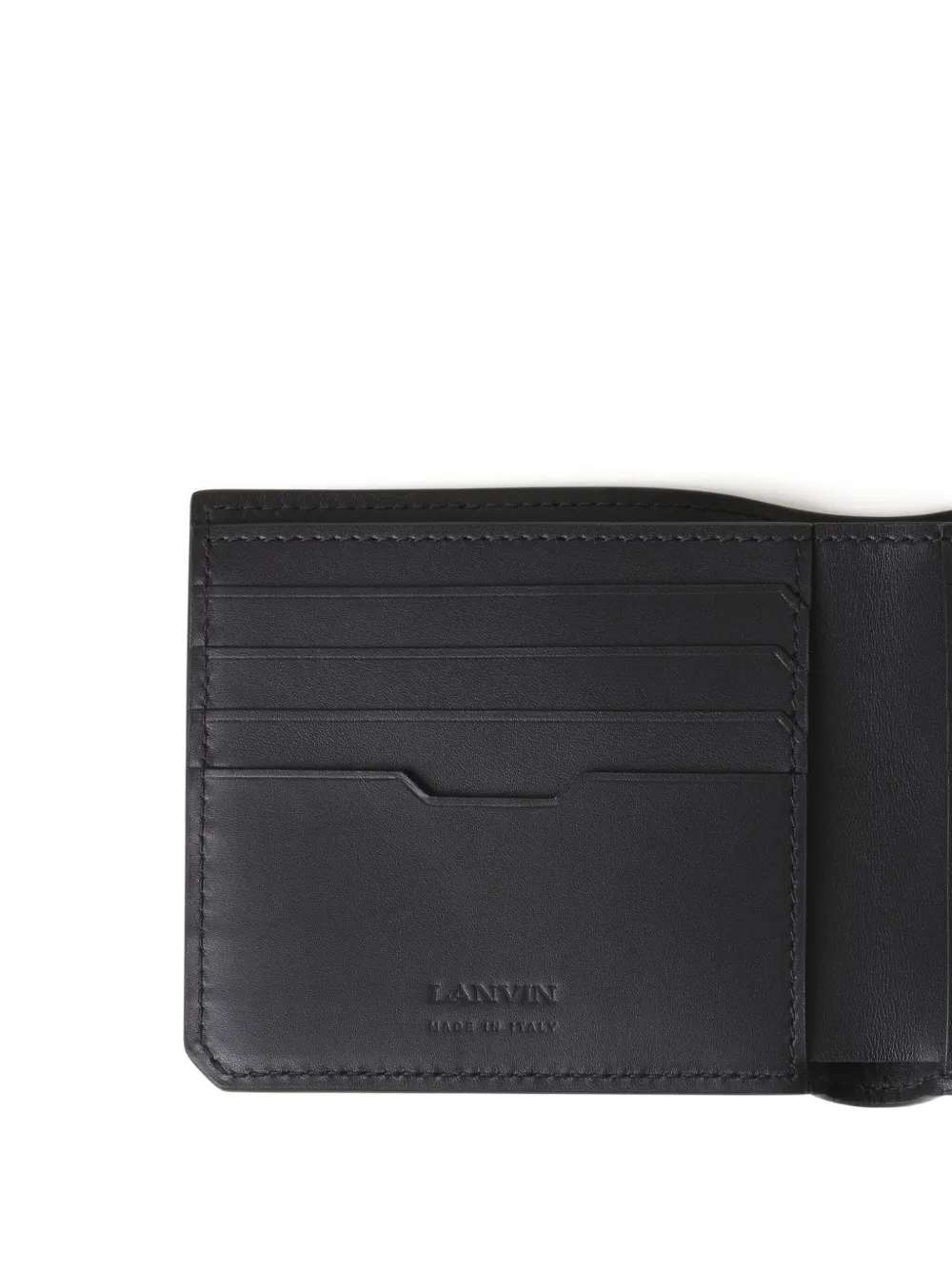 Lanvin Leather Wallet In Black