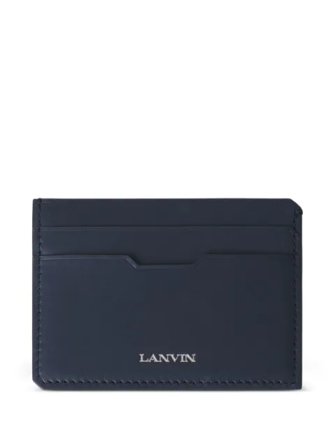 Lanvin logo-stamp cardholder
