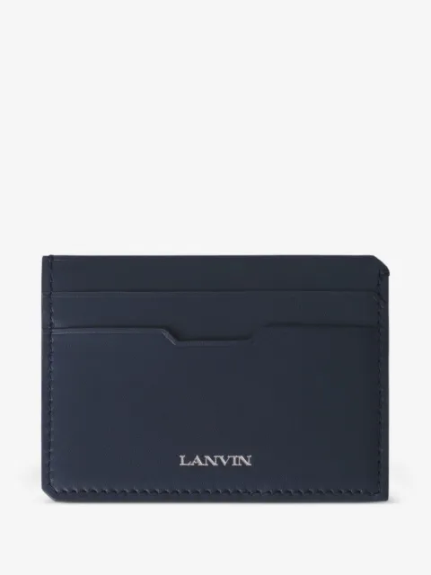 Lanvin logo-stamp cardholder