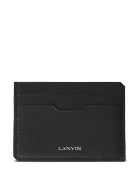 Lanvin logo-stamp card holder