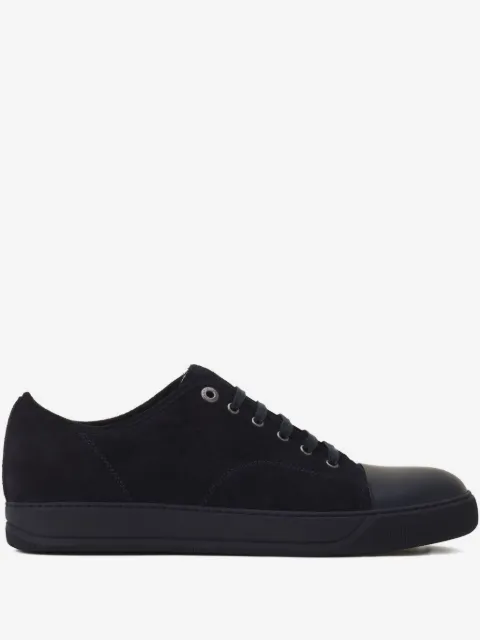 Lanvin suede leather cap-toe sneakers