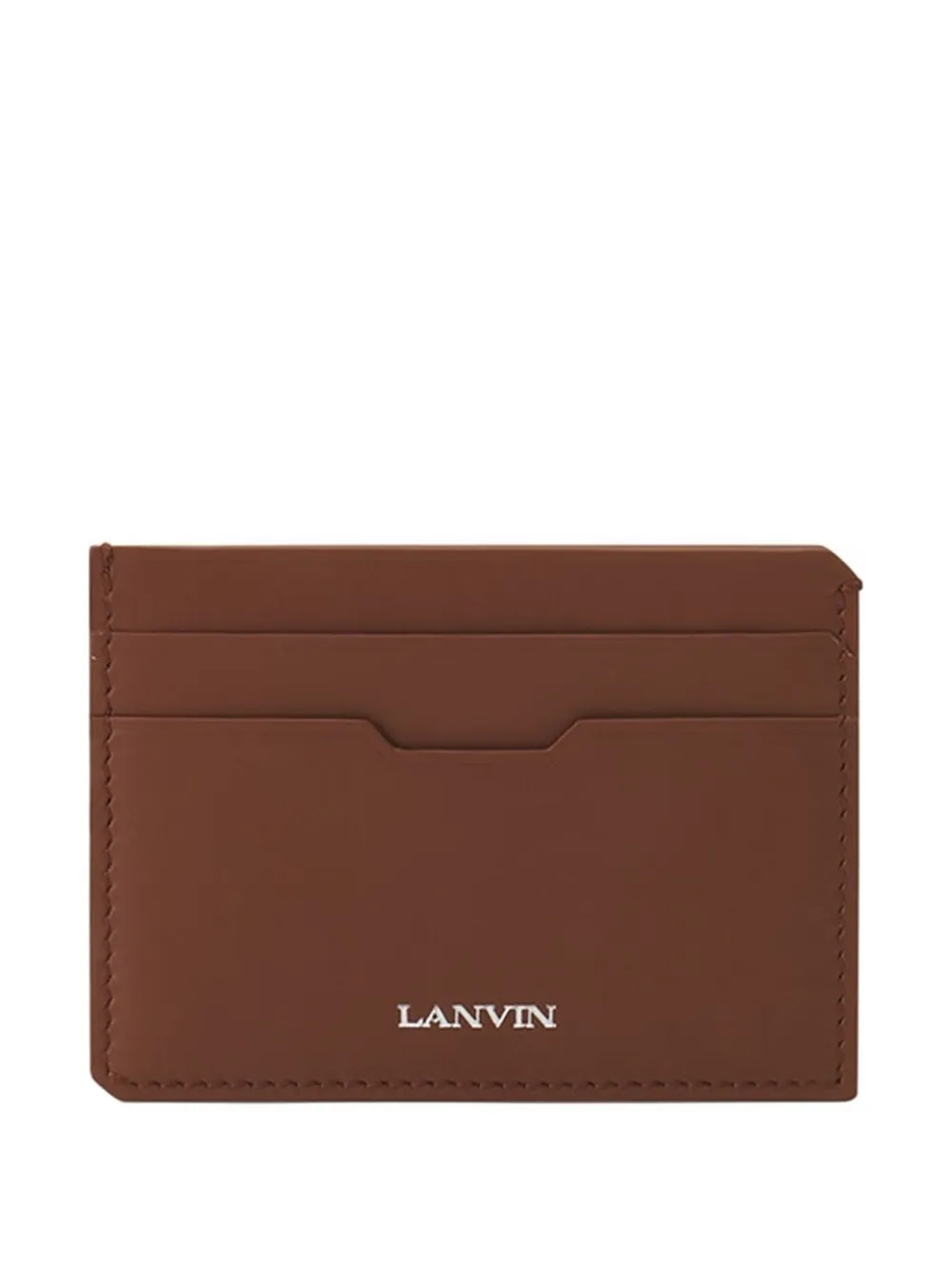 Lanvin Portacarte in pelle - Marrone