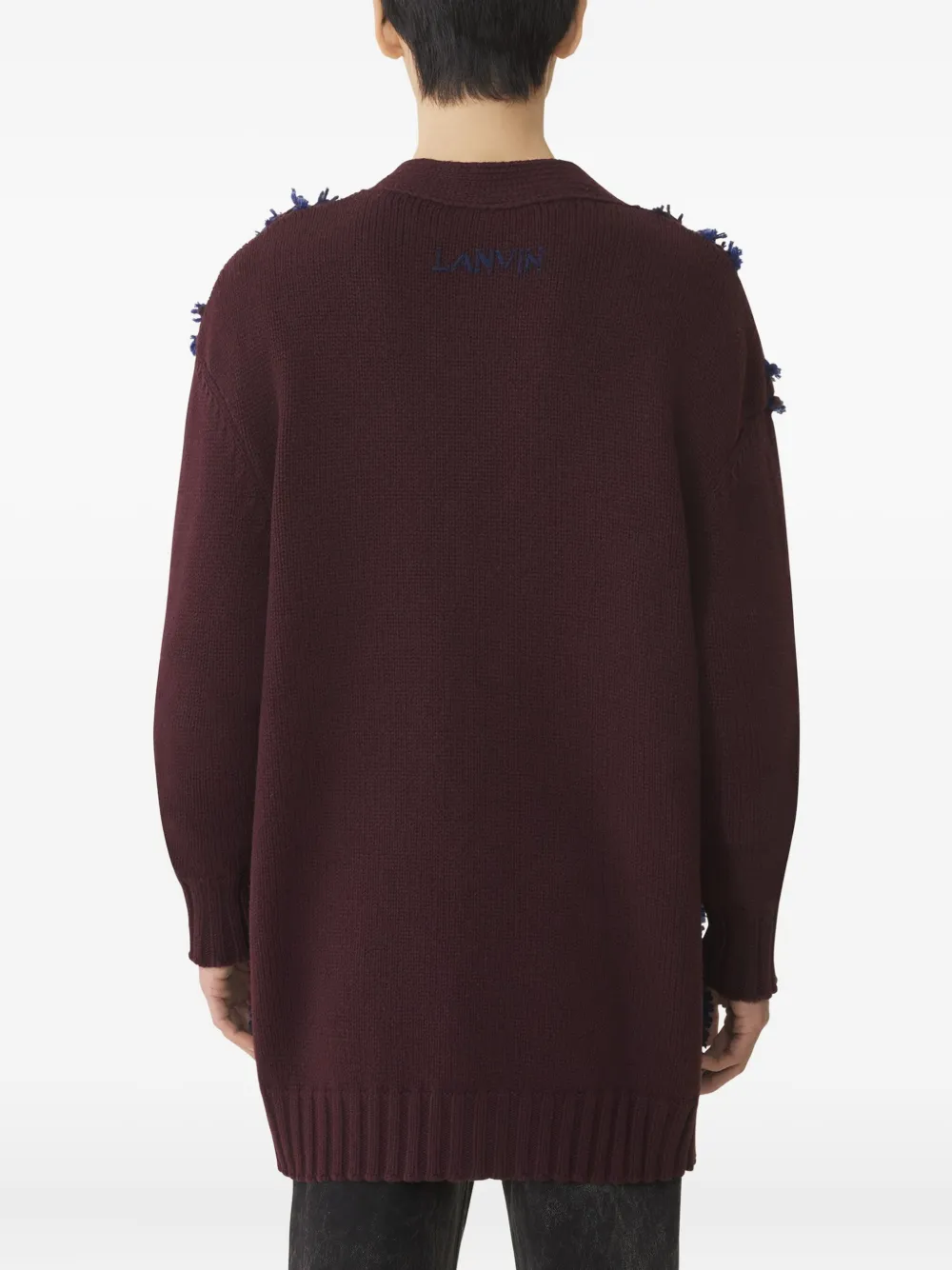 Lanvin Vest met jacquard-patroon Bruin