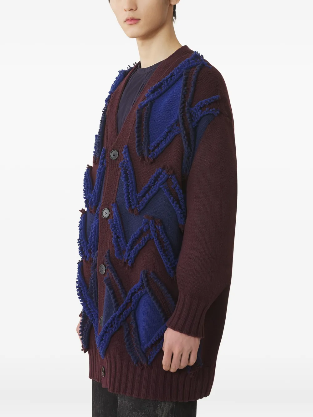 Lanvin Vest met jacquard-patroon Bruin