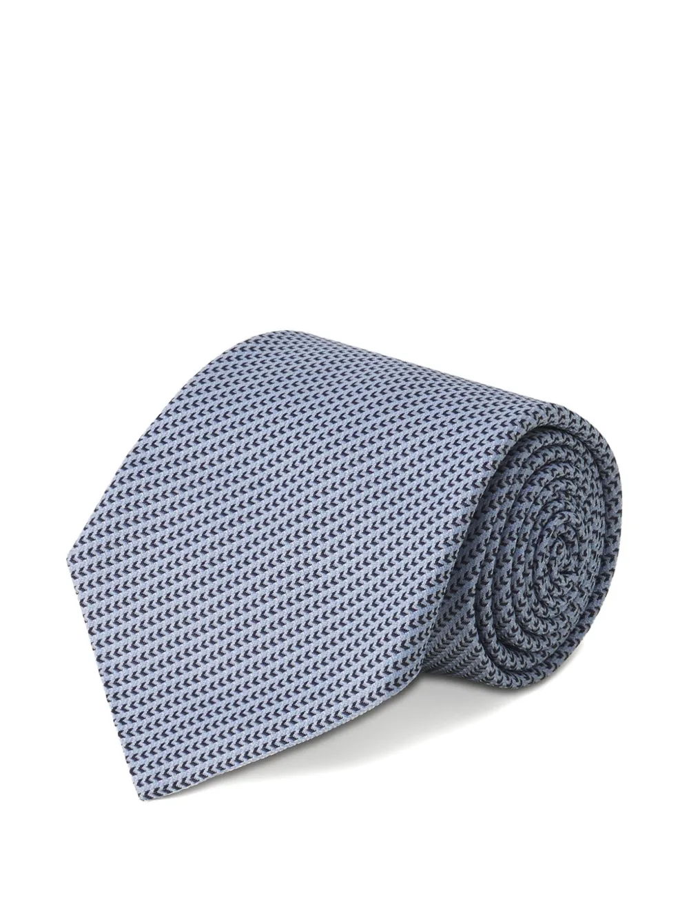 Lanvin Stropdas met patroon - Blauw