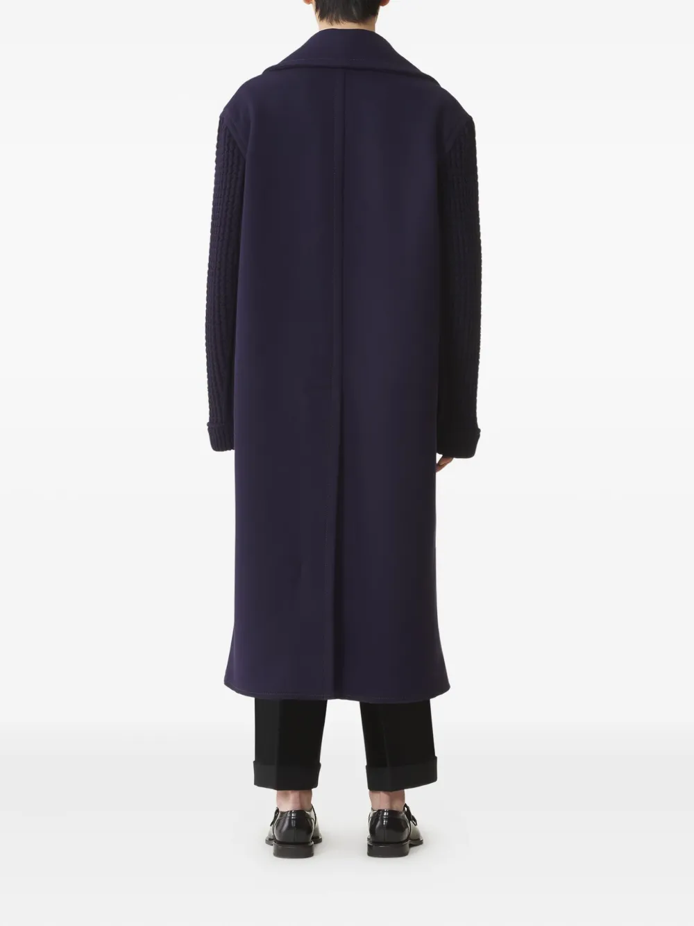 Lanvin Jas van scheerwol Blauw