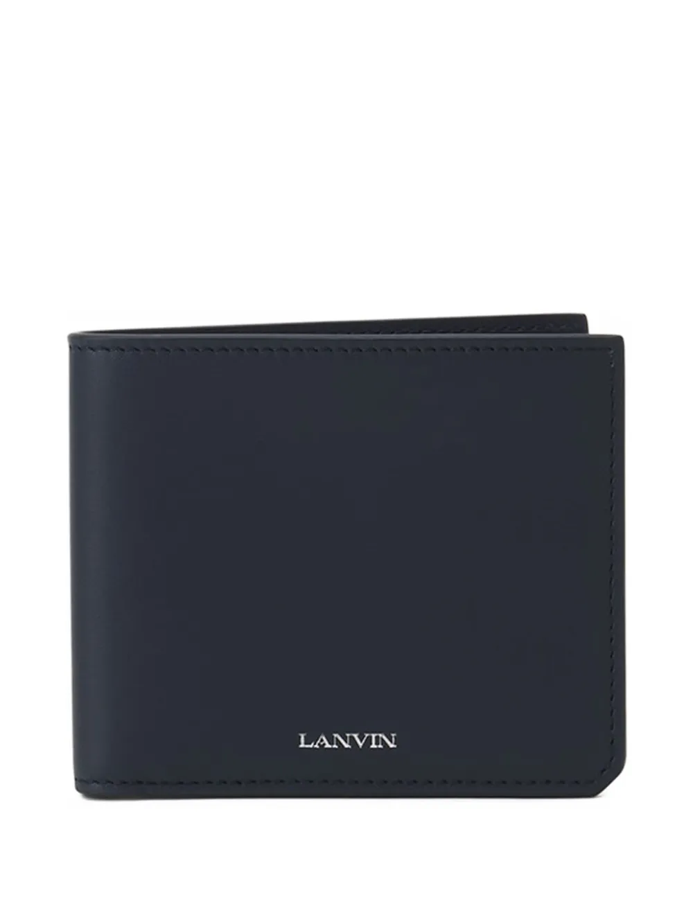 Lanvin Leather Wallet In Blue