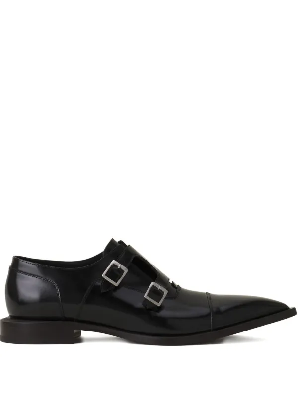 Lanvin ダブルモンクシューズ | ブラック | FARFETCH JP