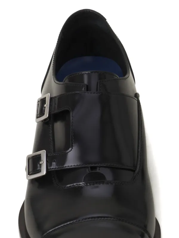 Lanvin ダブルモンクシューズ | ブラック | FARFETCH JP