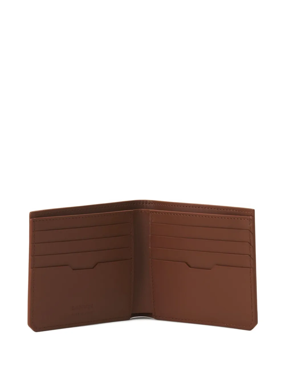 Lanvin Leather Wallet In Brown