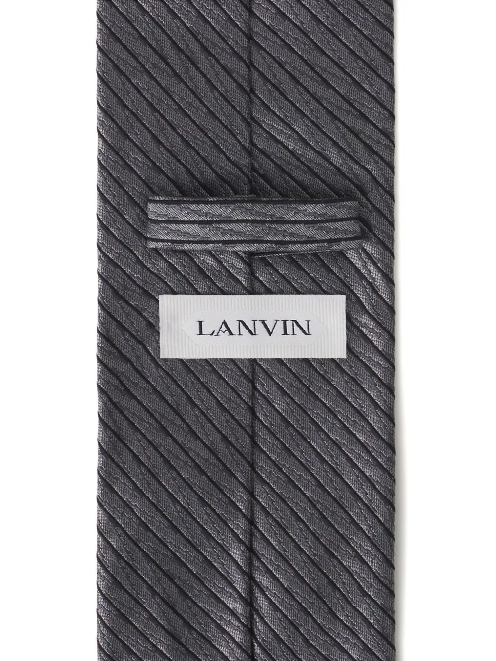 Lanvin Zijden stropdas Grijs